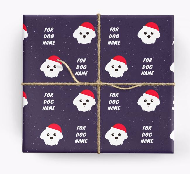 Christmas Wrapping Paper for your {breedFullName}